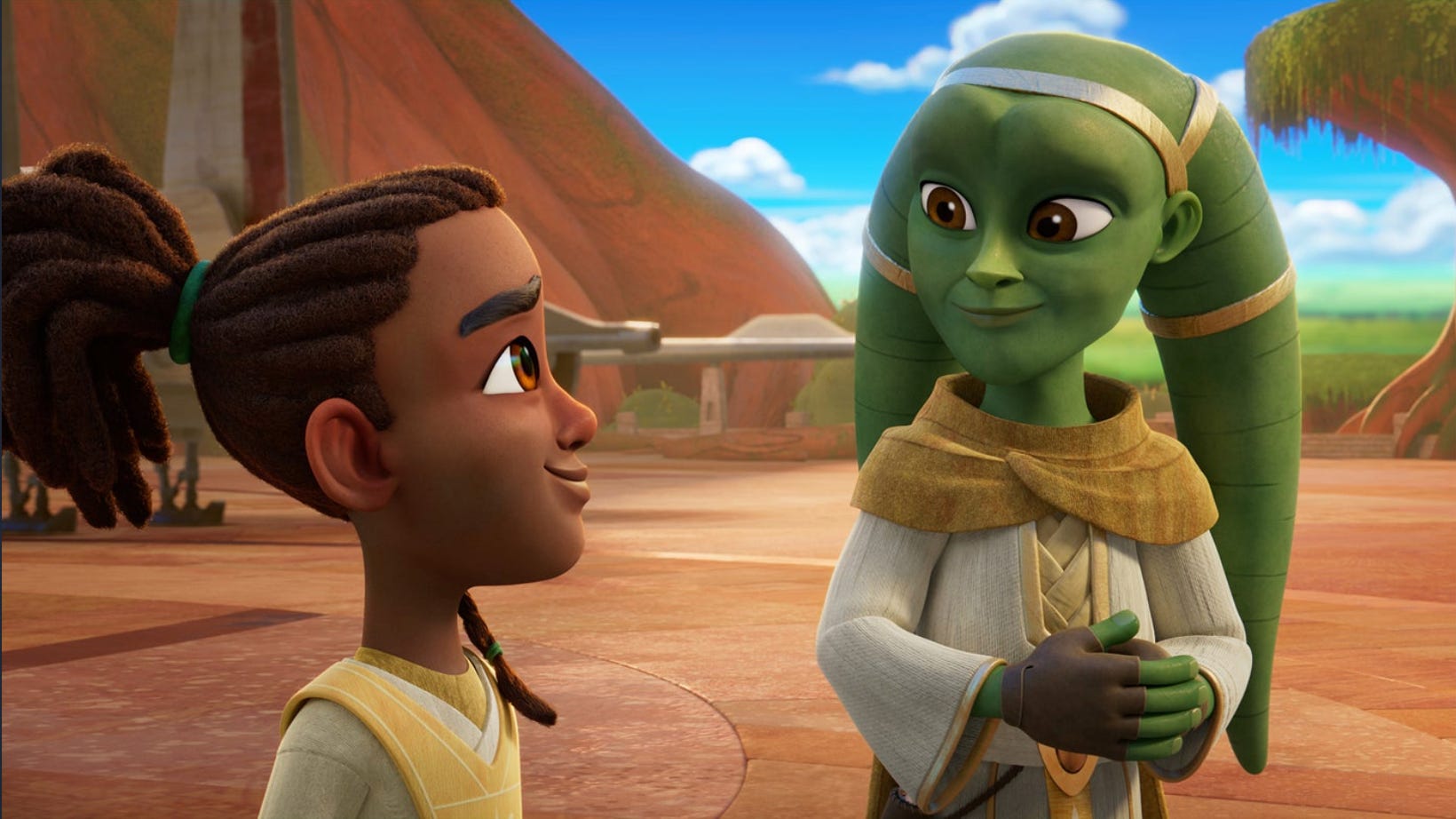 Bell and Loden in Young Jedi Adventures